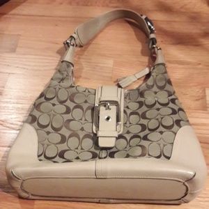 Small Coach hobo bag